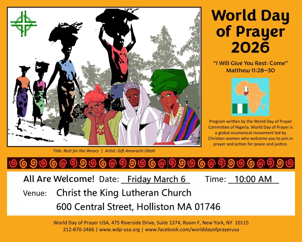 World Day of Prayer 2026 World Day of Prayer 2026