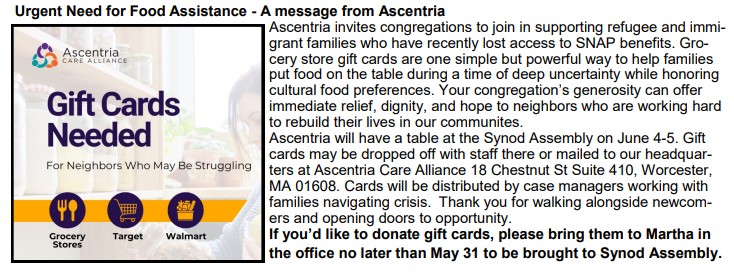 Ascentria Food Cards