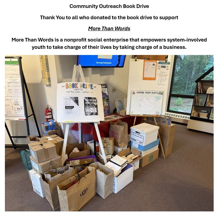 Community Outreach Book Drive